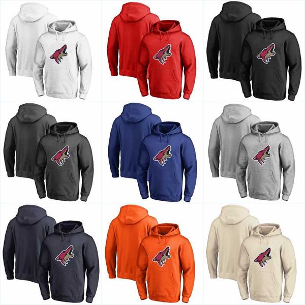 

Arizona Coyotes Hoodies Jerseys 100% Stitched Embroidery Logos Hockey Any Player or Number Stitch Sewn Hoodies Jerseys Sweatshirts