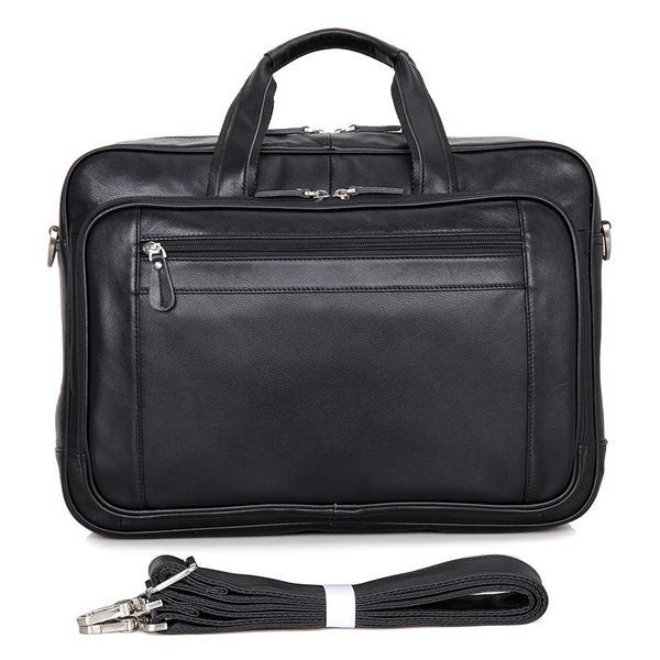

fashion genuine leather business briefcase laphandbag shoulder messenger bag briefcase high capacity crossbody travel bag