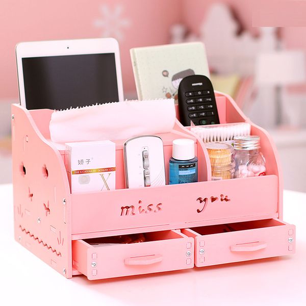 

multi-function tissue box paper tray home living room remote control storage box cute napkin tray wx9281435