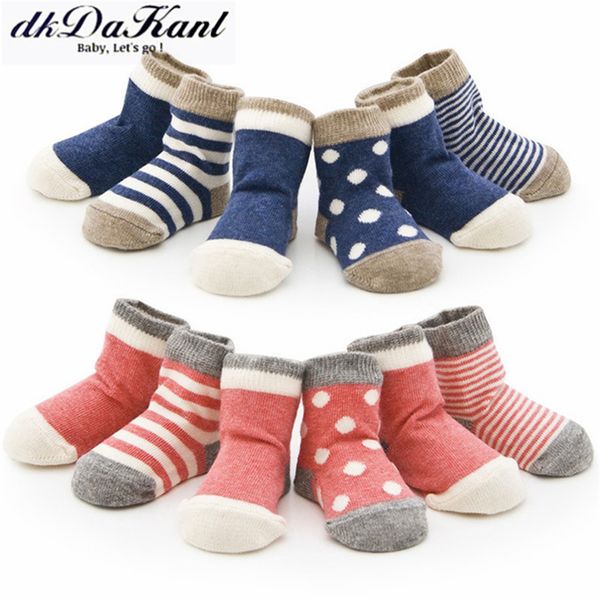 

dkdakanl autumn and winter chindren socks loose mouth cotton baby socks for 0-1 years old for boys and girls gxy028, Pink;yellow