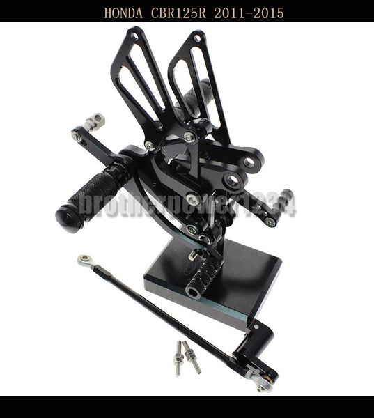 

cnc 8color мотоцикл rearsets задняя нога колышки задний комплект подножки полностью регулируемые задние подножки, пригодный для honda cbr125