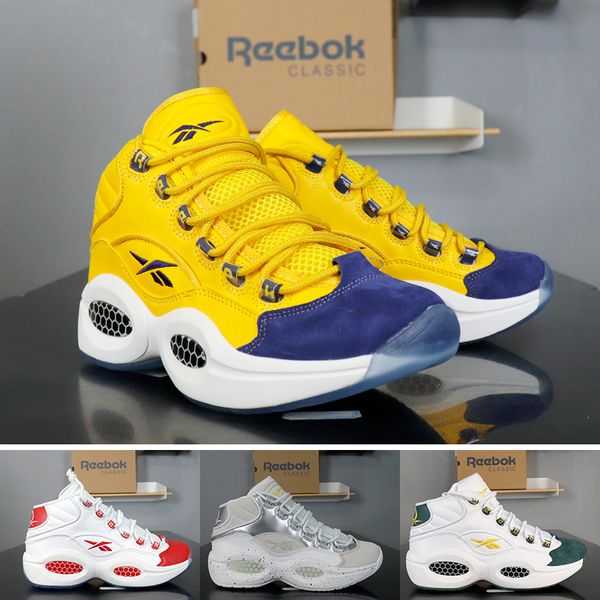 

reebok basketball shoes question jet life for men 2019 new mens high white red yellow hexalite cushion breathable trainers size 40-45