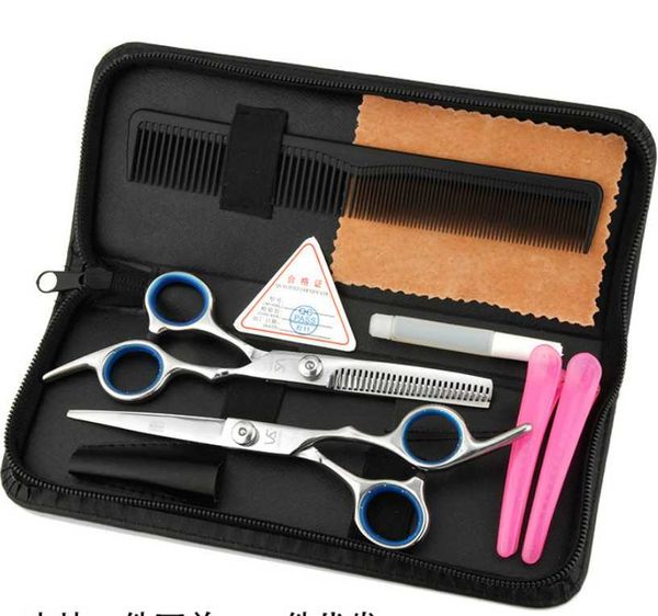 Hairdressing Tools 6 0 Inch Barber Scissors Kits Hair Clipper