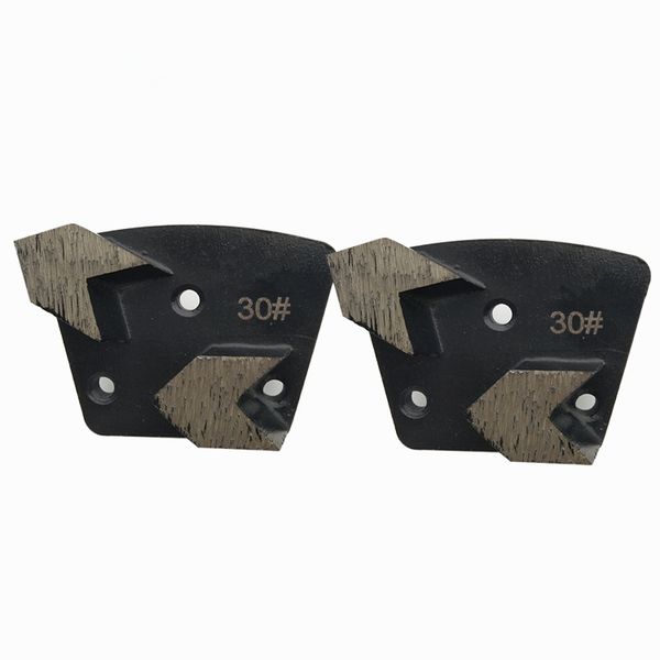 

kd-a20 diamond grinding shoes diamond grinding disc with two arrow segments for concrete and terrazzo floor 9 pieces one set