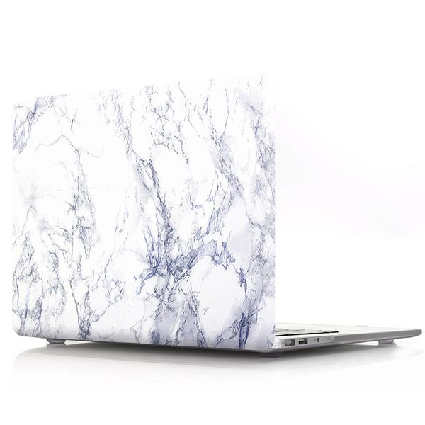 

marble pattern macbook lapnetbook rubberized front + back hard pc case cover for 11.6 air 13 13.3 15.4 pro retina