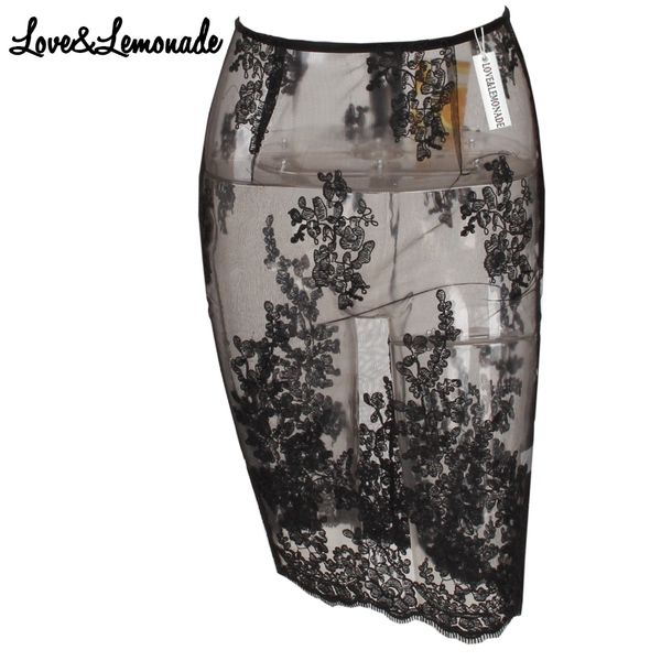 

love&lemonade black lace skirt tb 9133