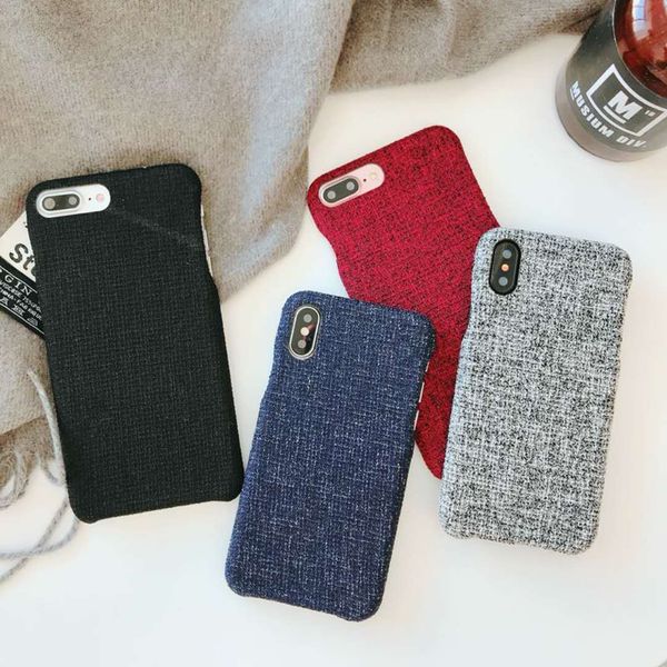 Satin Al Toptan Telefon Kilifi Keten Kumas Cep Telefonu Kilifi Sonbahar Ve Kis Modelleri Iphone 6 7 8 X Arti Ultra Ince Hafif Tpu Koruyun 7 04 Dhgate Com Da