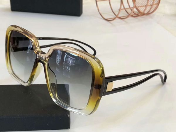 

box shiny sol yellow square gradient grey sunglasses lens fashion new orange sunglasses/gafa de with 7106/s caqji, Slivery;brown