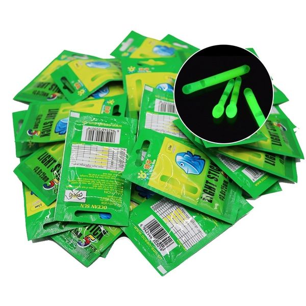 

free shipping 10 Pcs Outdoor Night Fishing Gear Fishing Fluorescent Bar Gadgets Special Luminous Glow Stick Small Fishing Gear