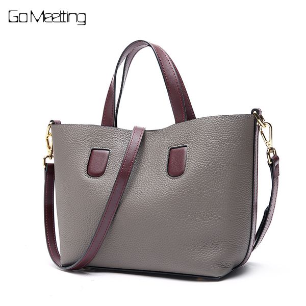 

go meetting genuine leather shoulder bags fashion design crossbody bag for women 2018 luxury handbags women bag bolsa feminina