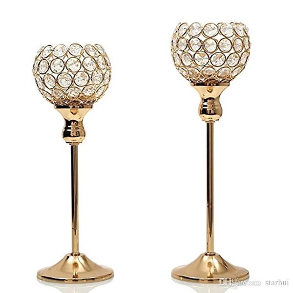 

gold silver crystal candle holders coffee table l mosaic candlesticks set decoration for thanksgiving birthday wedding party wx9-318