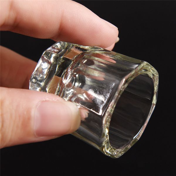

acrylic liquid glass acrylic powder dappen dish crystal glass cup 3.3cm x 3.1cm, Silver