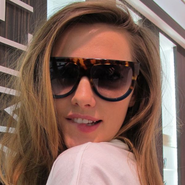 

fashion cat eye bow street shoot sunglasses and women's retro sports sunglasses trend big frame sunglasses, White;black
