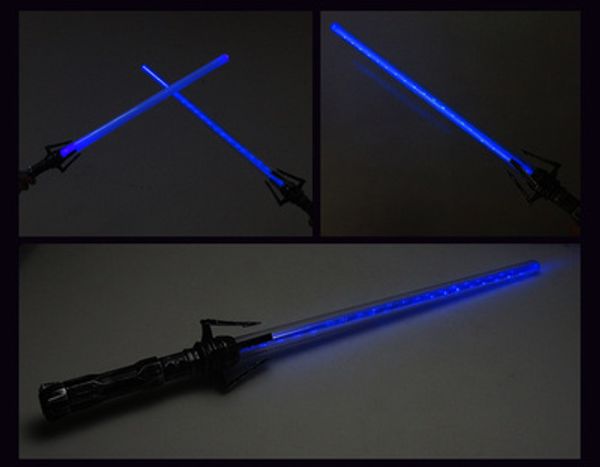 

dhl telescopic lightsaber star toys cosplay props music light sword 7 lighting modes laser wars sword toy kids christmas gift