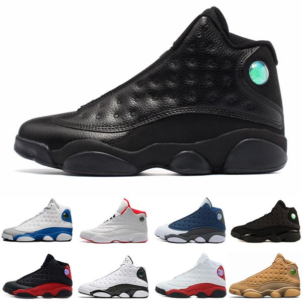 

13 13s mens basketball shoes GS Hyper Royal Italy Blue Bordeaux Flints Chicago Bred DMP Wheat Olive Ivory Grey Toe Men sports sneakers