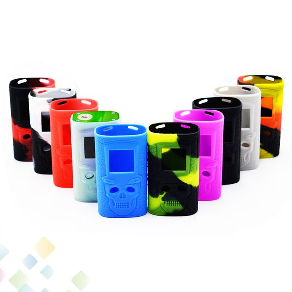 

S-PRIV 225W Silicon Case Leather Line Surface Skin Cases Colorful S Priv 225 Soft Silicone Sleeve Cover Single Package DHL Free