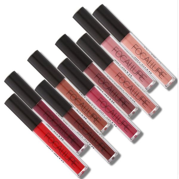 

women waterproof matte liquid lipstick 12 colors moisturizer smooth lip stick long lasting lip gloss cosmetic beauty makeup bea488