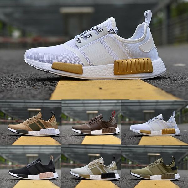 

2019 r1 oreo runner primeknit og triple black white camo running shoes men women runners xr1 sports shoe size 36-39