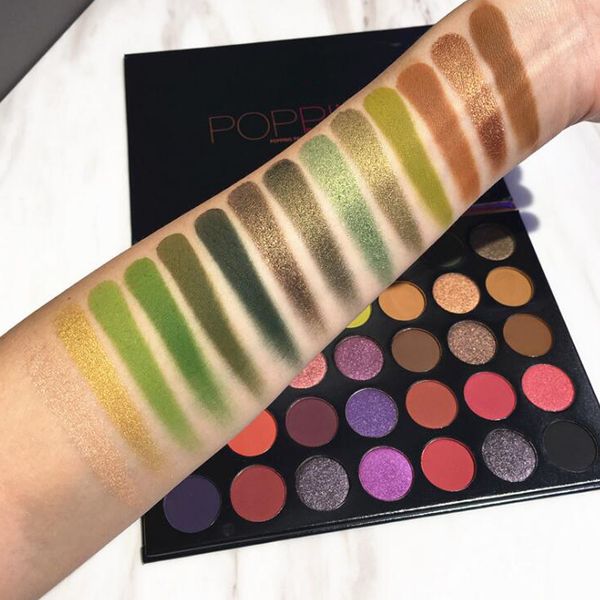 

Newest Hot Brand makeup Palette Glazed POPPING Palette Eyeshadow 35colors Eye shadow 30pcs DHL shipping