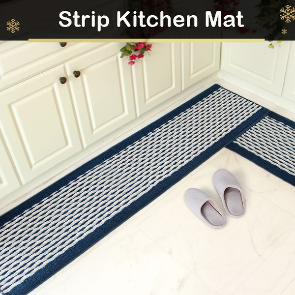 

infant shining new kitchen mat strip extended household mat water and oil absorption customized cushion tpr anti-skid carpet