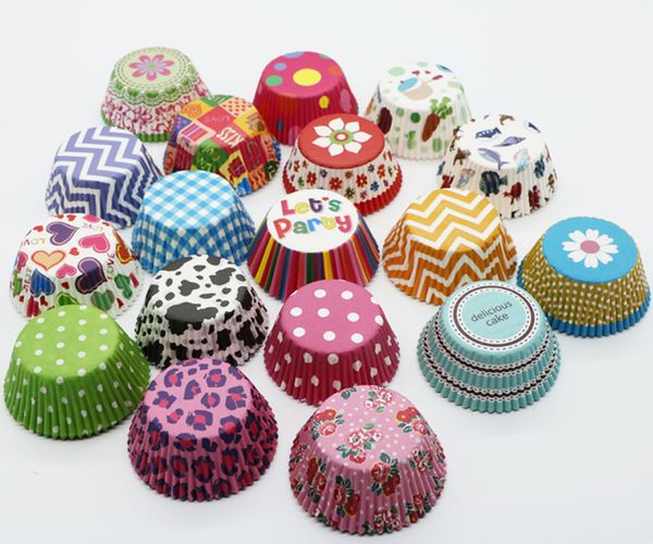 

30 styles birthday party paper baking cups cupcake liners muffin cases