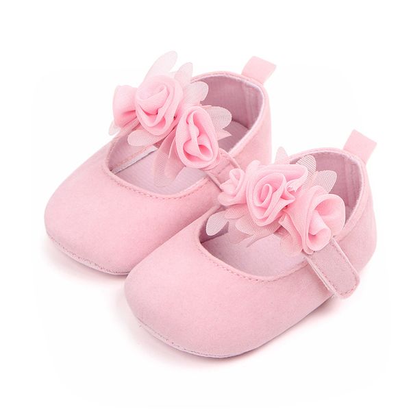 

Infant Newborn First Walkers Soft Sweet Mary Jane Baby Shoes Kids Wedding Party Dress Footwear Children Princess Girl Shoes, Black