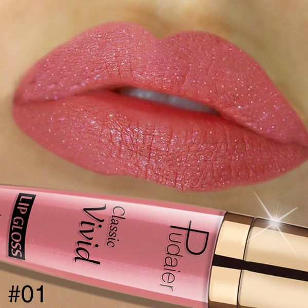 

matte to glitter liquid lipstick metallic lip gloss waterproof lip makeup 18 color pudaier glitter lipgloss diamond glittering lipstick flip