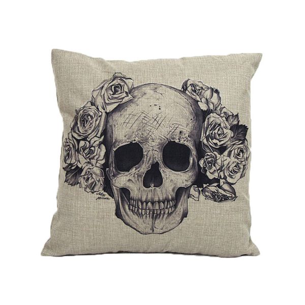 

home bed bedroom vintage skull pillowcover skull cushion brand new comfortable droship 45cm*45cm 10jul 31 pillow case