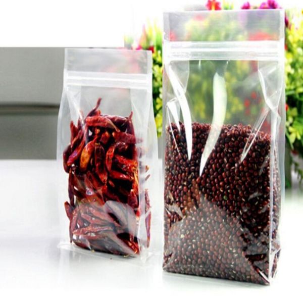 

6 size per organ packaging bag high transparent leisure food packing valve bag snack bag standing up pouch