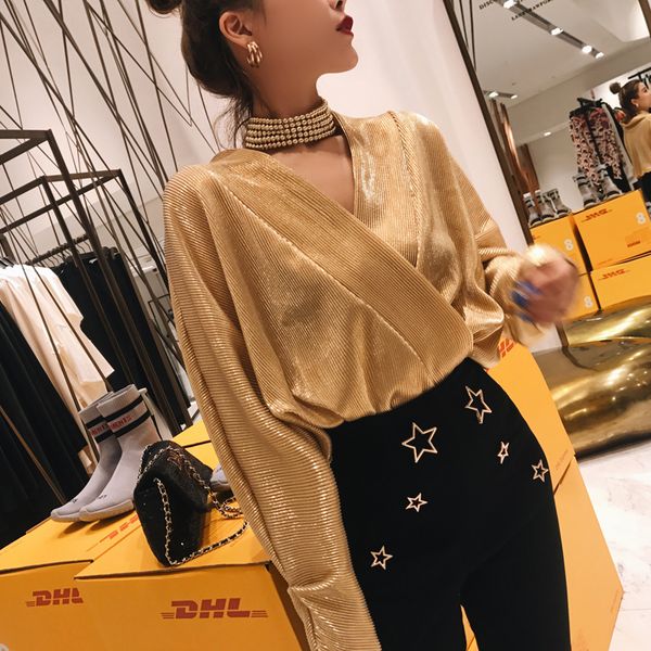 blusas brillantes 2018