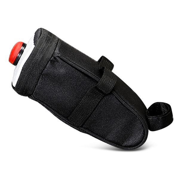 SAHOO 132005 Bolsa de Selim de Bicicleta Resistente a Água Sob o Pacote de Assento com Lâmpada de Trilha, perfeita para se encaixar no selim da bicicleta