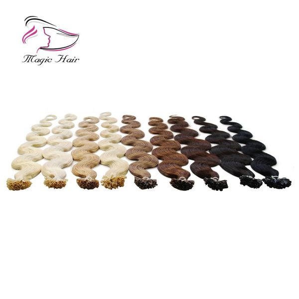 Evermagic Venda imperdível Preço barato de alta qualidade Remy Hair Extensions Human Hair U Tip Remy Extension