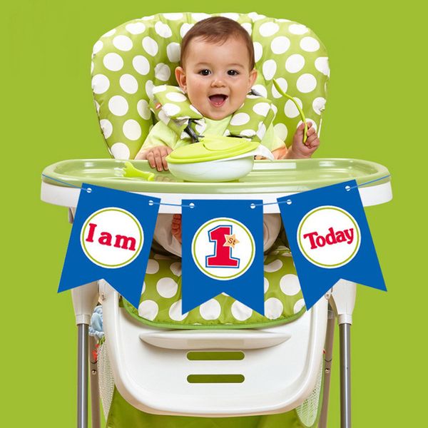 Doreenbeads 1 5m One Year Old Baby Birthday Party Decorations