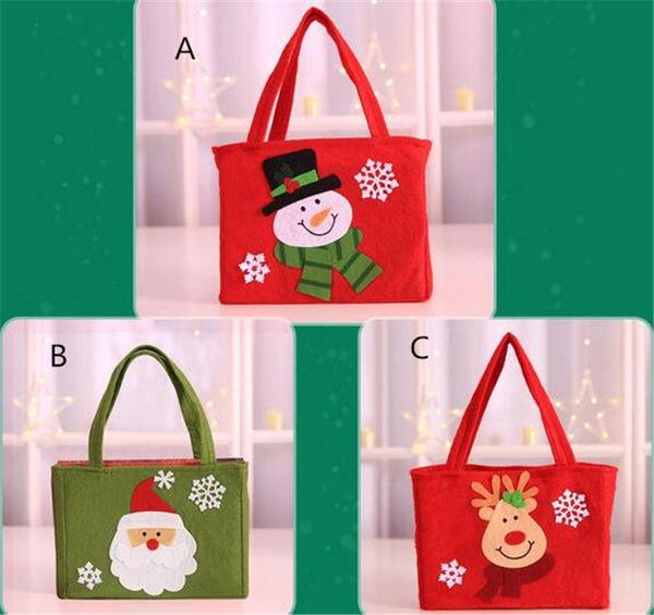 

горячий дом праздничный милый санта-клаус снеговик конфеты подарочные пакеты печенье упаковка сумки партии сумочка с рождеством хранения пак