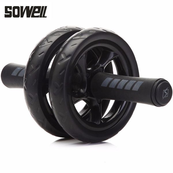 Heißer No Noise Abdominal Wheel Ab Wheels Roda Abdominal Exercise Rollers with Mat for Exercise Fitness Equipment Muscle Trainer Sale