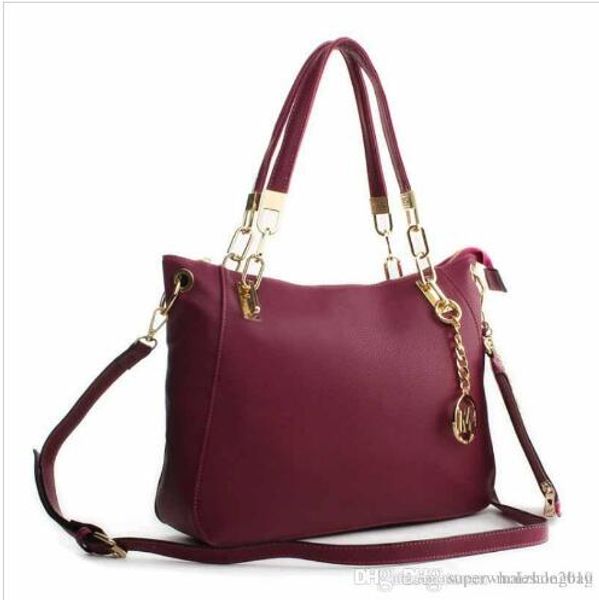 

2018 new women bag de igner fa hion pu leather handbag brand backpack ladie houlder bag tote pur e wallet 3068