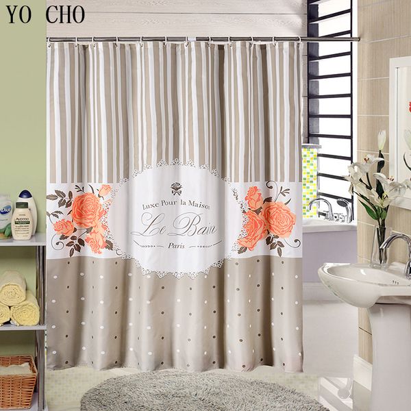 Acheter Rideau De Douche En Tissu Imperméable Gris Rideau De Rideau De Bain En Polyester écologique Paris Fleur Vintage Salle De Bain Douche De 3373