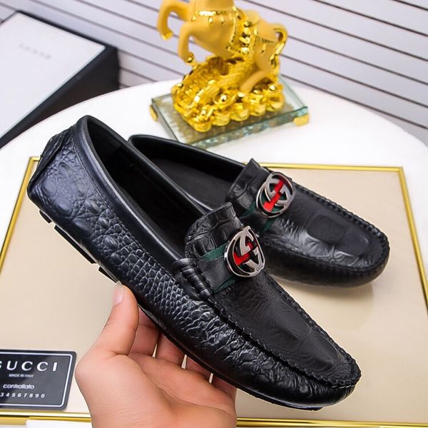 

2018 new summer men casual shoes men business formal genuine leather oxfords wedding dress shoes breathable men shoes, Black;red