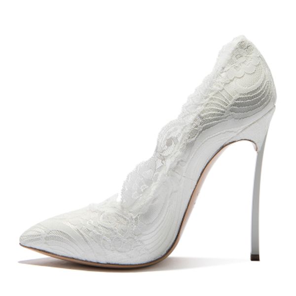 tacchi bianchi sposa