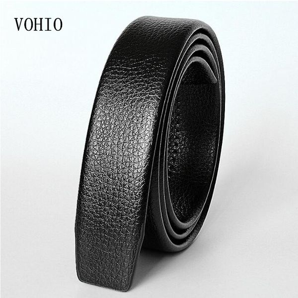 

2017 new scratch simulation leather belt men's leather belt body embossed with article automatic black body width 3.5cm 140cm, Black;brown