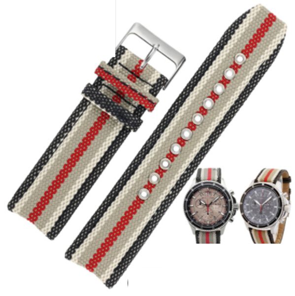 

shihui натуральная кожа смотреть пояса нейлон смотреть пояса мужская холст ультра-тонкий мягкая цепь внутренняя икра иглы пряжки, Black;brown