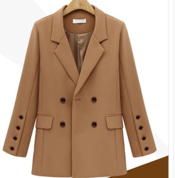 

send 2018 autumn new style coat women western-style clothes@12, White;black