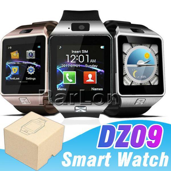 DZ09 Bluetooth Smart Watch Android Smartwatch per smartphone Samsung con quadrante della fotocamera risposta alle chiamate passometro