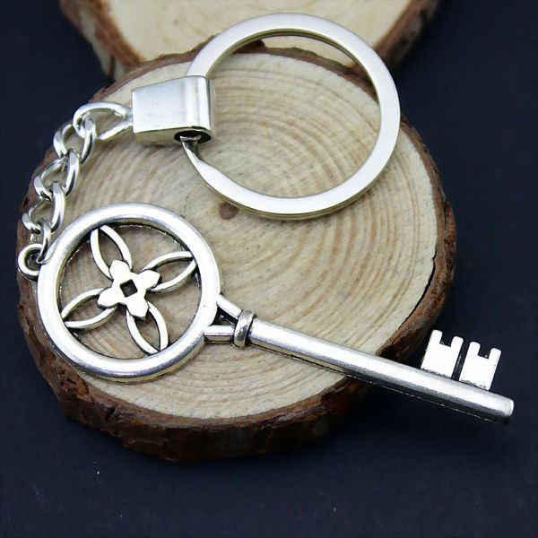 

6 pieces key chain women key rings car keychain for keys key 68x25mm, Slivery;golden