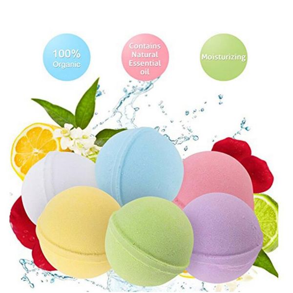 

Bubble Bath Bombs Gift Set Rose Cornflower Lavender Oregon Essential Lush Fizzies Scented Sea Salts Balls Handmade SPA Gift 60g 30sets