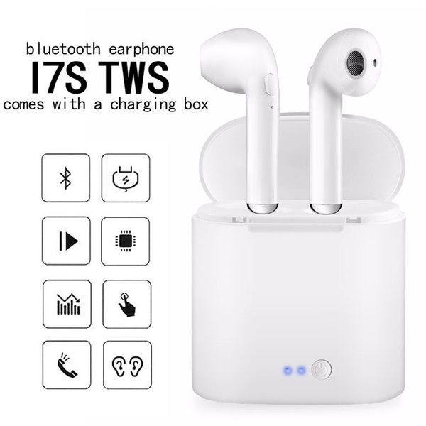 

Новый i7 i7S TWS Twins Беспроводные Bluetooth-наушники с зарядным устройством Док-станция V4.2