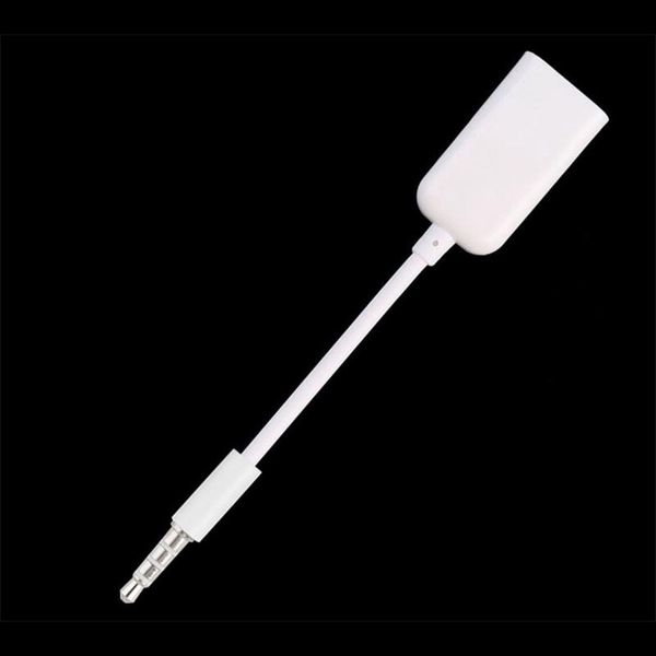 

3.5mm Male AUX Audio Plug Jack To USB 2.0 Female Converter Cord Cable Car MP3 500pcs