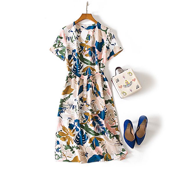 

you deserve more amazing real silk heavy silk crepe fabric 19 sleeve dress 2018, White;black