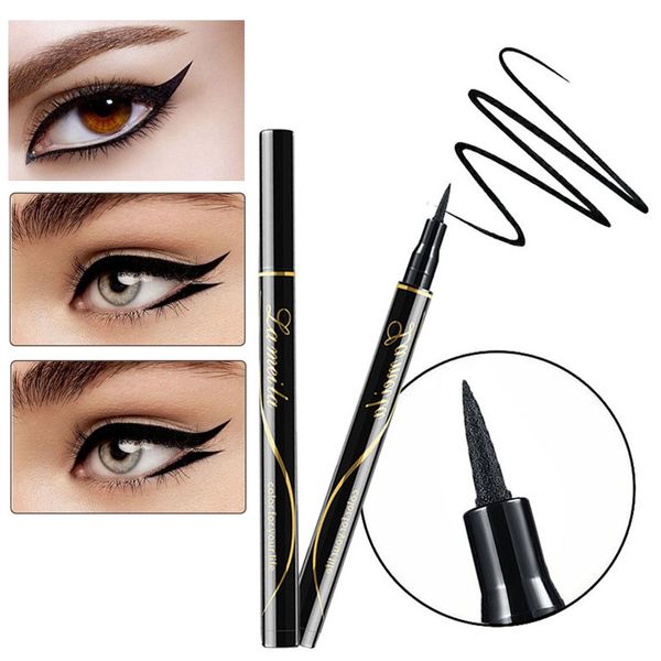 

professional fashion beauty black long-lasting make up waterproof liquid eyeliner eye liner pen pencil makeup cosmetic tool 1pc