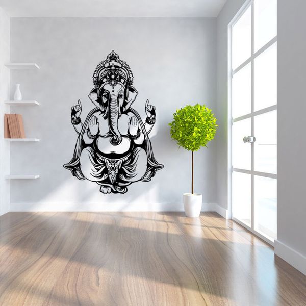 

ganesh the elephant god yoga mandala decorative wall stickers room stickers ganesha carved ing